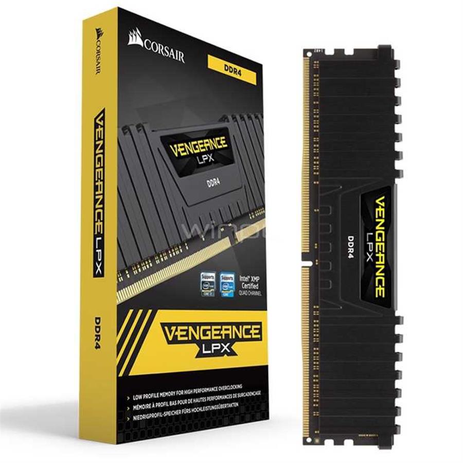 MEMORIA RAM DDR4 4GB 3000MHZ CORSAIR VENGEANCE LPX BLACK