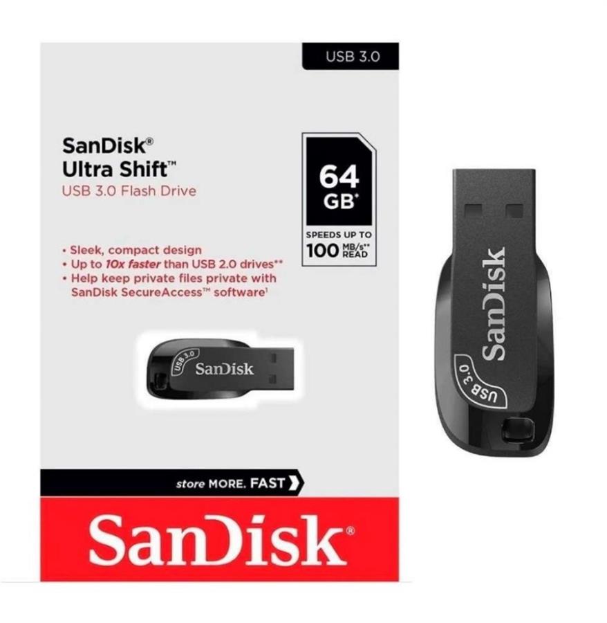 PENDRIVE 64 GB SANDISK 3,0