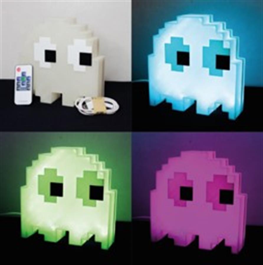 LAMPARA VELADOR FANTASMA PACMAN