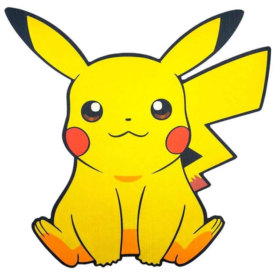 ALFOMBRA PIKACHU SENTADO