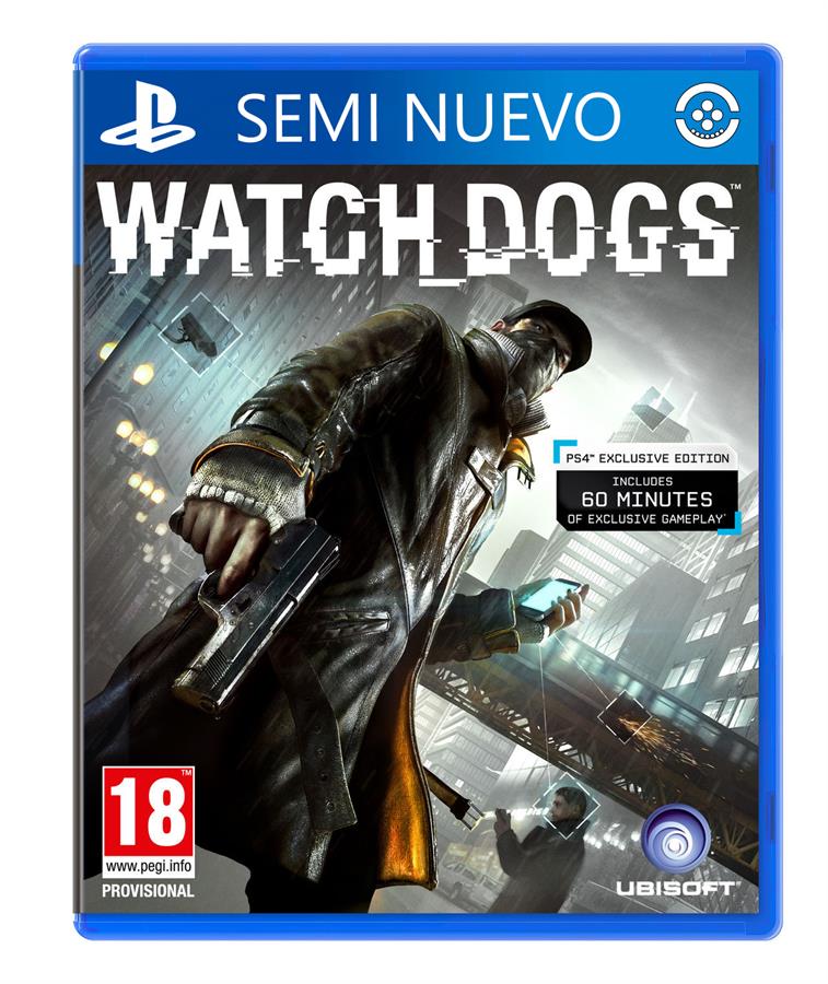 WATCH DOG SEMI NUEVO PS4