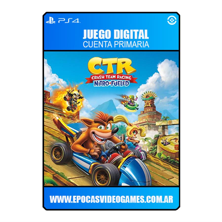 CRASH TEAM RACING NITRO FUELED DIGITAL PS4