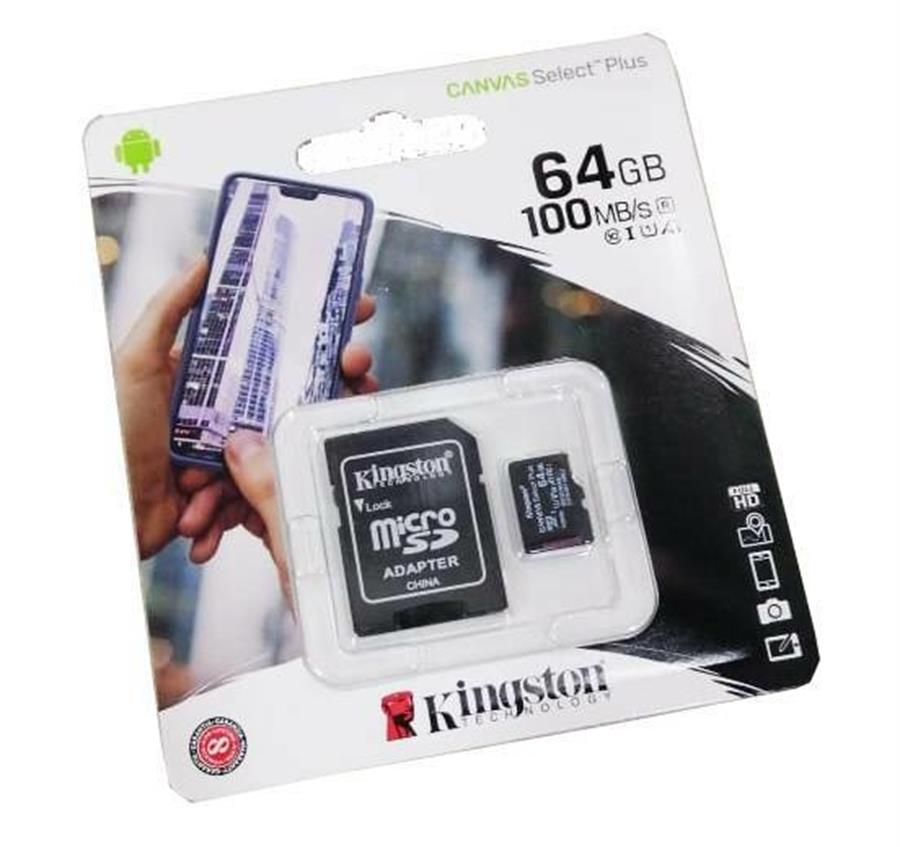 MICRO SD KINGSTON 64 GB CLASE 10