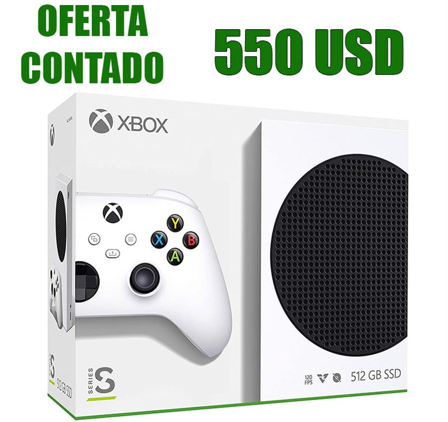 CONSOLA XBOX SERIES S 512 GB DISPONIBLE  ENTREGA INMEDIATA