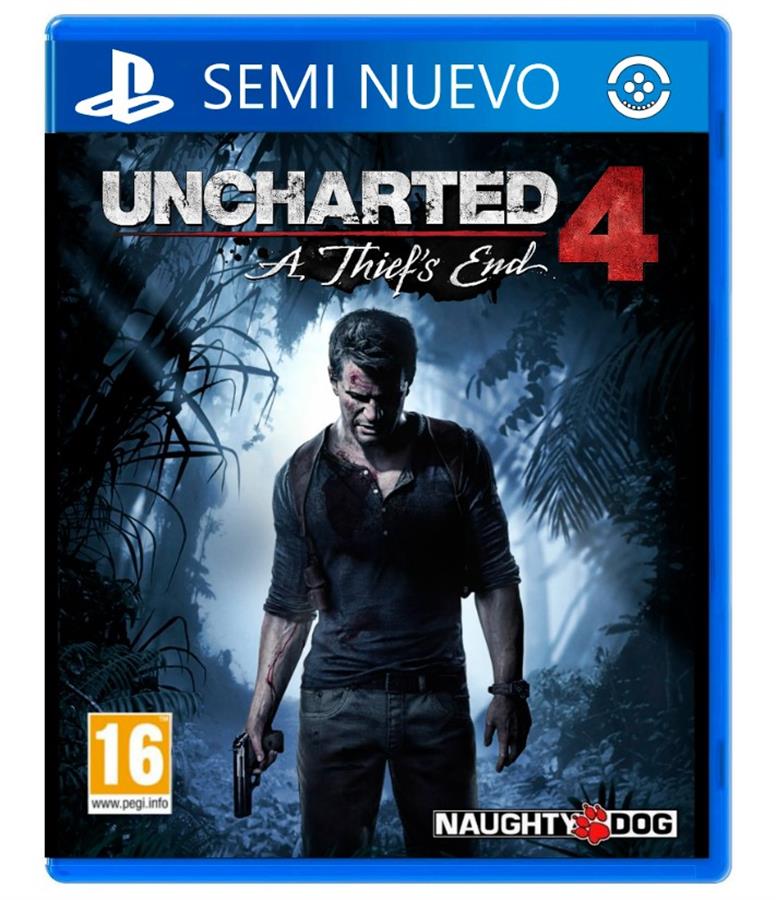 UNCHARTED 4 SEMI NUEVO PS4