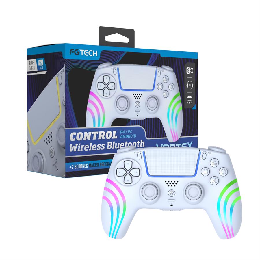 JOYSTICK INALAMBRICO BLUETOOTH VORTEX PS4 PC ANDROID COLORES