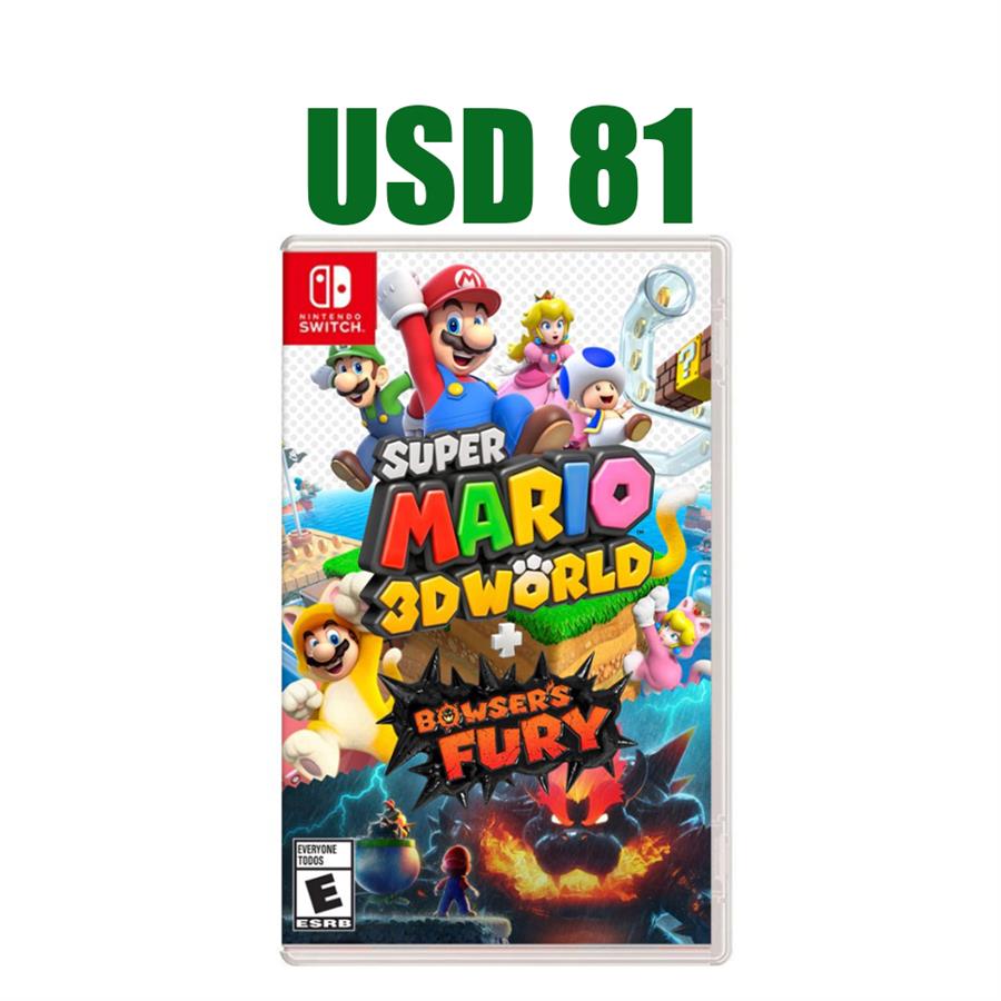 SUPER MARIO 3D WORLD + BOWSER FURY  ENTREGA 24-48 HS