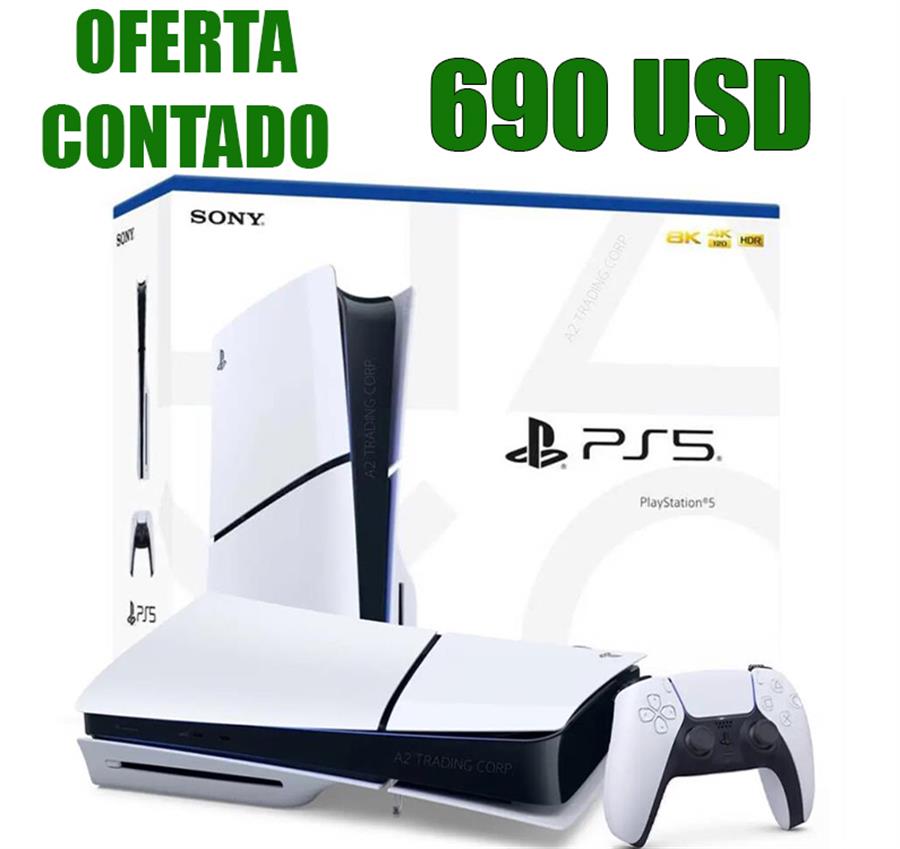 CONSOLA PS5 CON LECTORA SLIM 1 TB