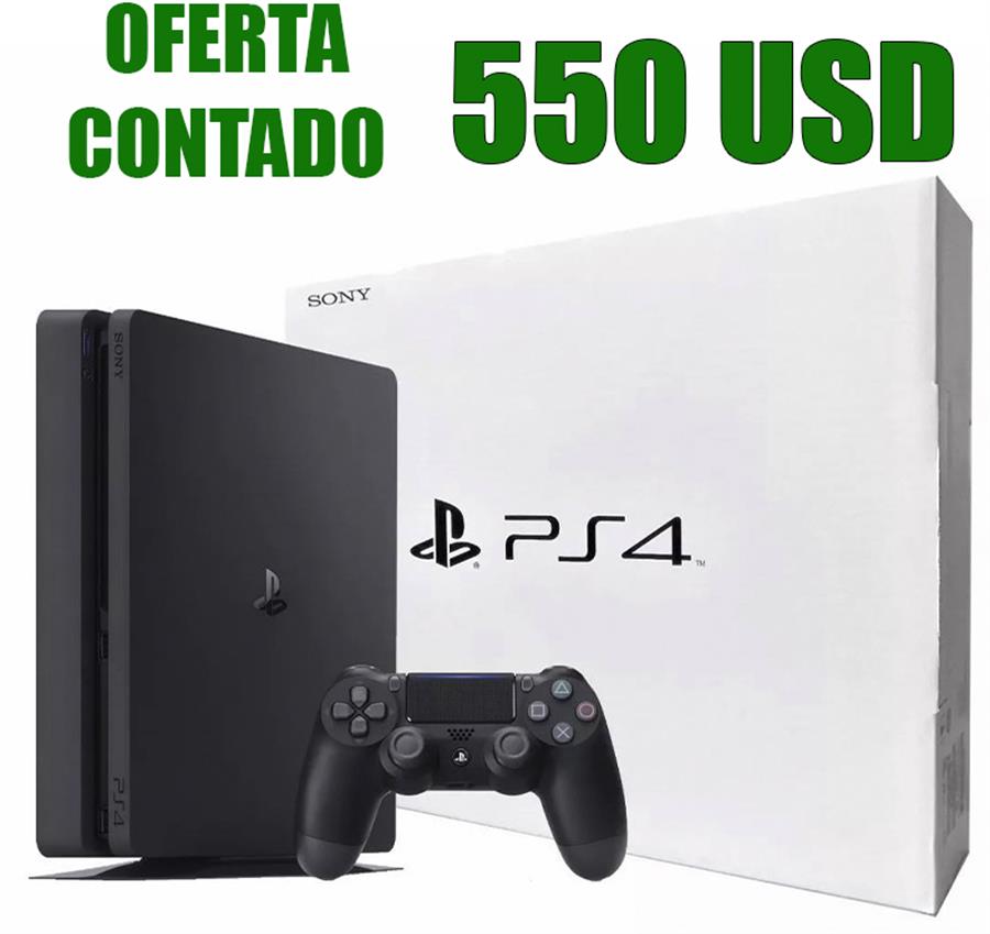 CONSOLA PS4 4 SLIM 1 TB NUEVA .DISPONIBLE ENTREGA 24-48 HS