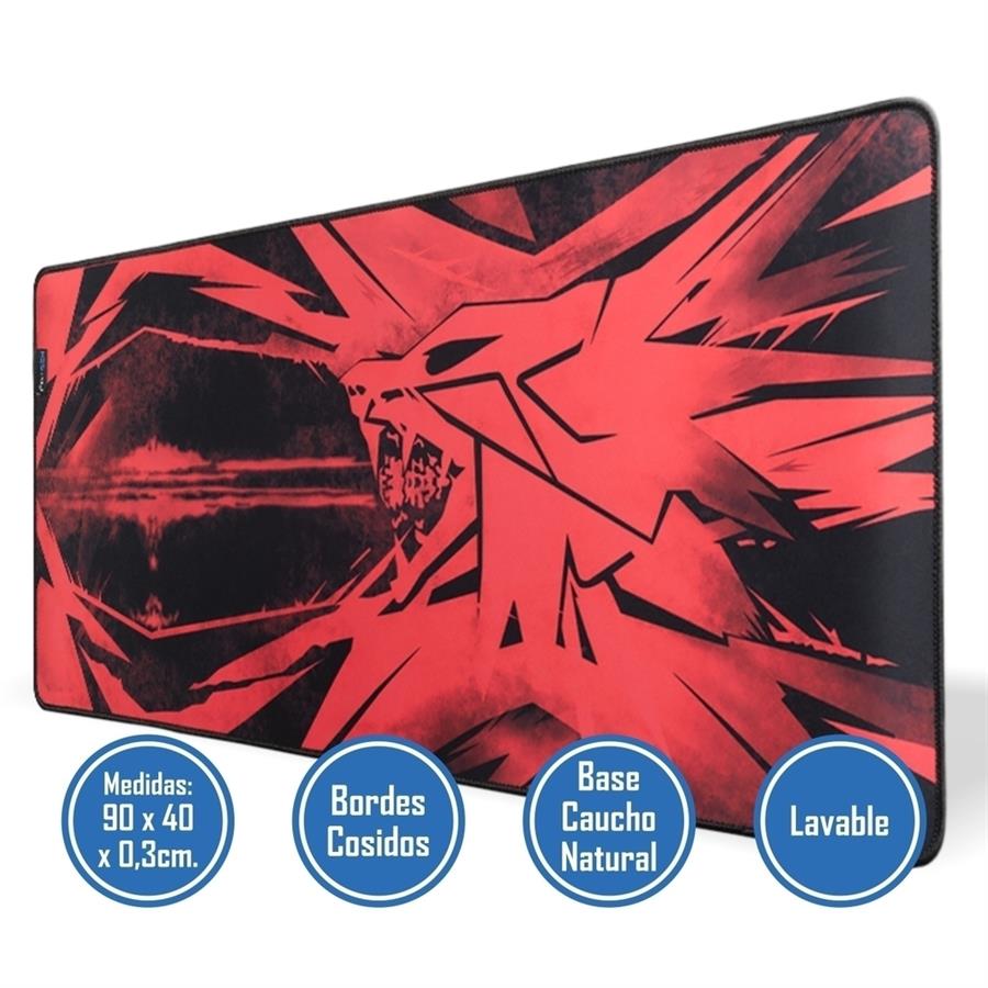 MOUSE PAD RED 90 X 40 CM