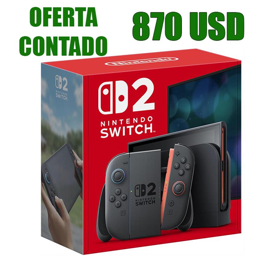 CONSOLA NINTENDO SWITCH 2       ENTREGA 24/48 HS