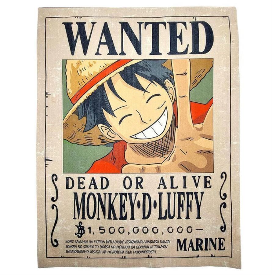 ALFOMBRA LUFFY WANTED