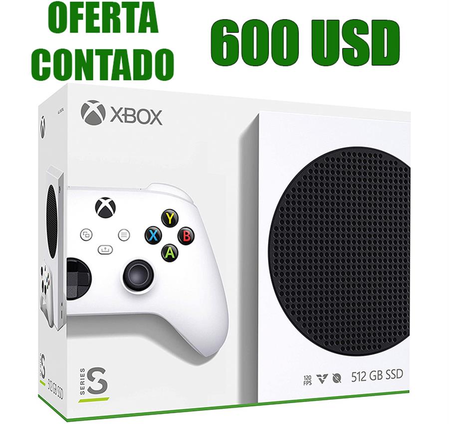 CONSOLA XBOX SERIES S 512 GB DISPONIBLE  ENTREGA INMEDIATA