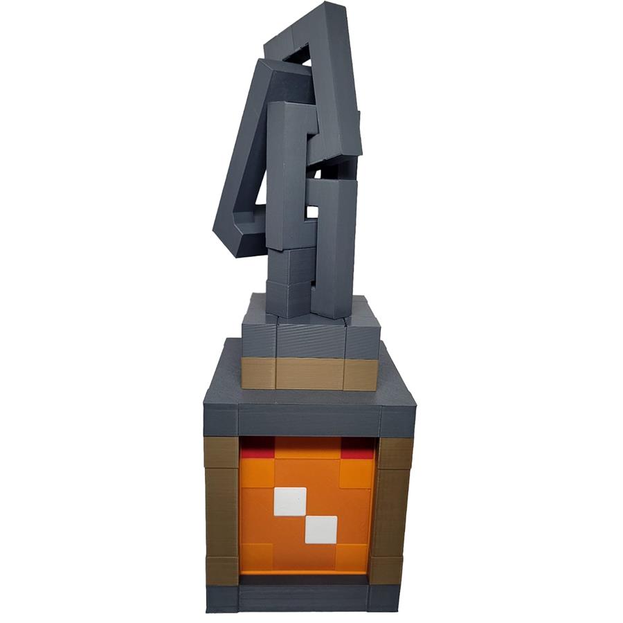 LAMPARA VELADOR FAROL MINECRAFT