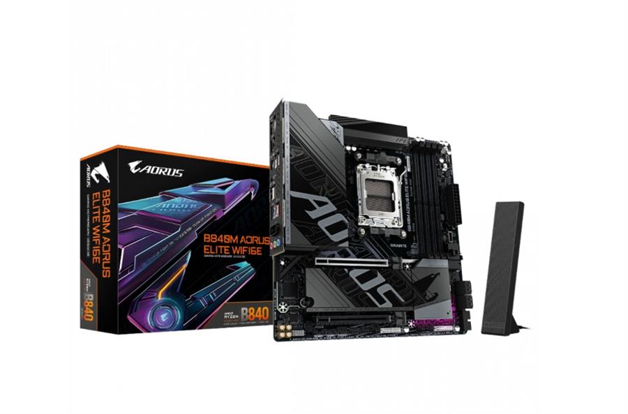MOTHER GIGABYTE (AM5) B840M A ELITE WIFI6E