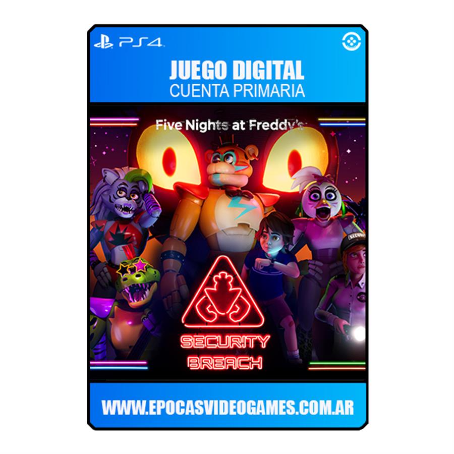 FIVE NIGHTS AT FREDDY'S SECURITY BREACH DIGITAL PS4