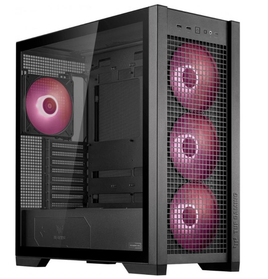 GABINETE GAMER ASUS GT302 TUF GAMING ARGB BLACK