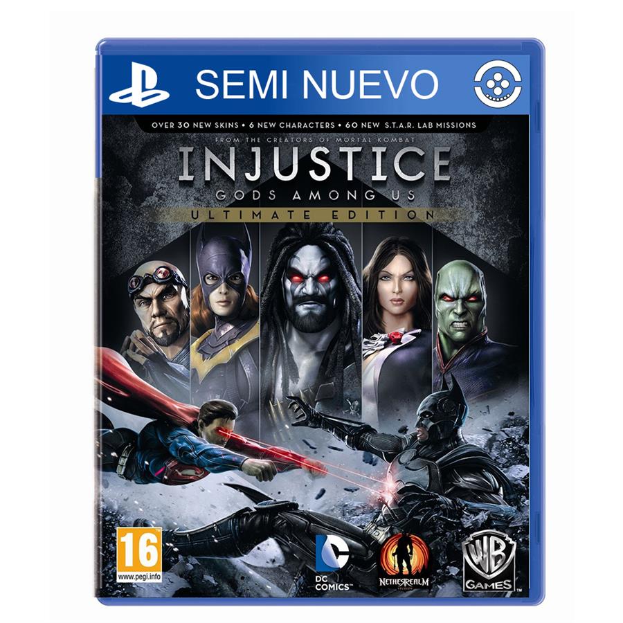 INJUSTICE 1 SEMI NUEVO PS4