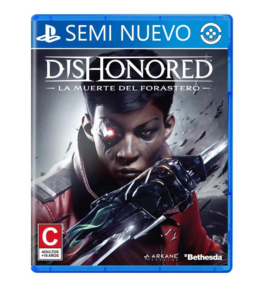 DISHONORED: LA MUERTE DEL FORASTERO SEMI NUEVO PS4