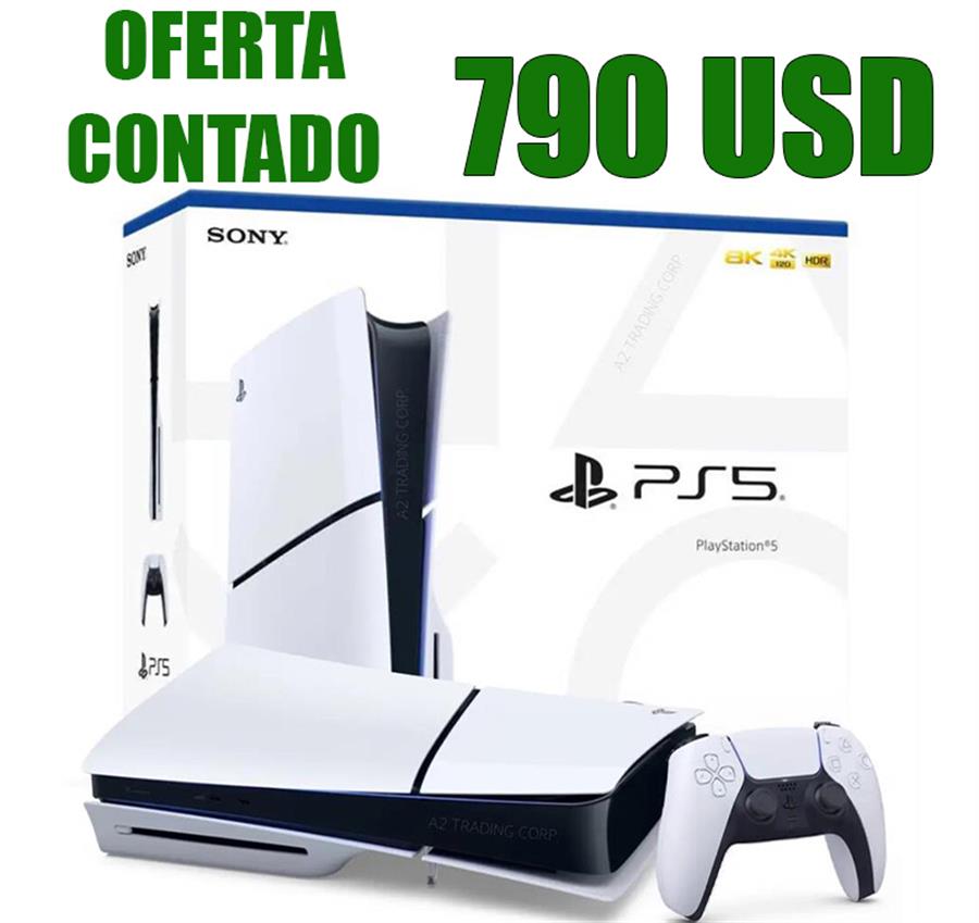 CONSOLA PS5 CON LECTORA SLIM 1 TB. DISPONIBLE PARA ENTREGA INMEDIATA