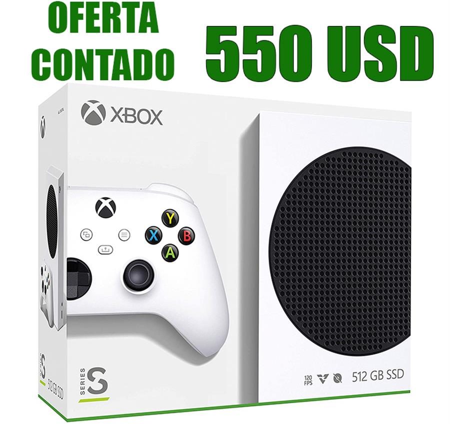 CONSOLA XBOX SERIES S 512 GB . DISPONIBLE ENTREGA 24-48 HS