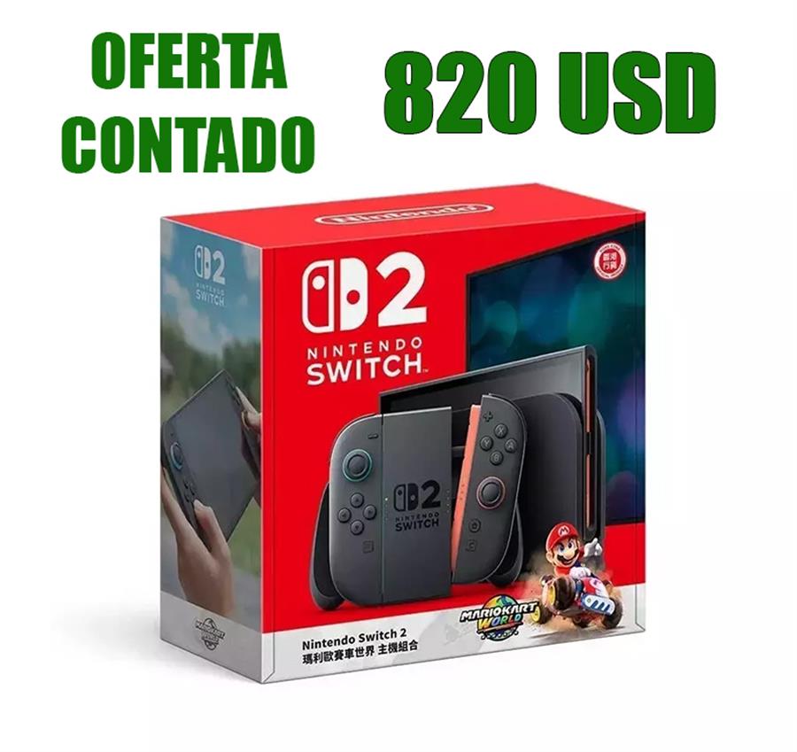 CONSOLA NINTENDO SWITCH 2       ENTREGA 24/48 HS