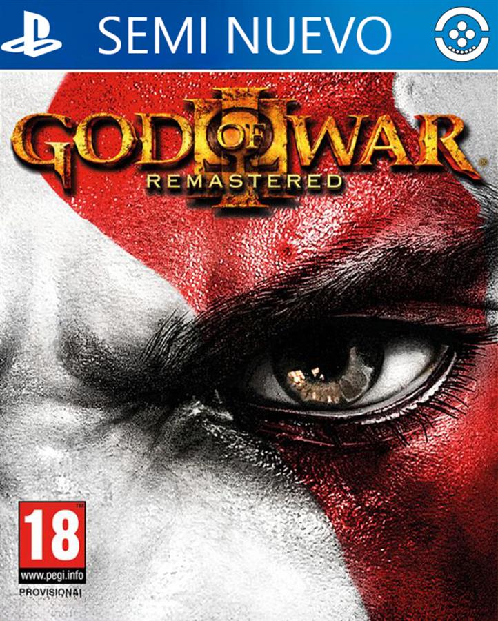GOD OF WAR 3 REMASTERED SEMI NUEVO PS4 (CAJA CARTON)