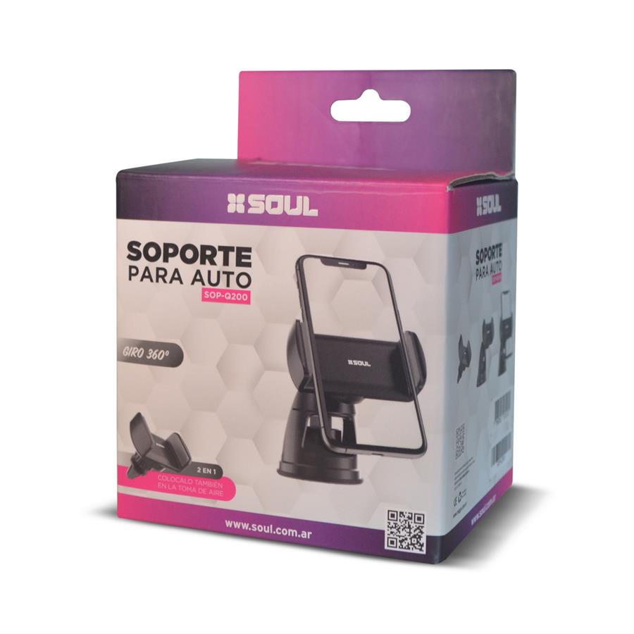 SOPORTE PARA AUTO SOUL SOP-Q200
