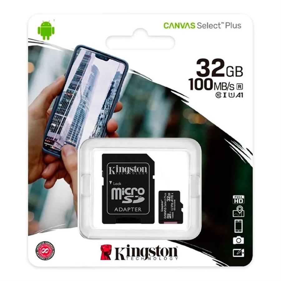 MICRO SD KINGSTON 32 GB CLASE 10