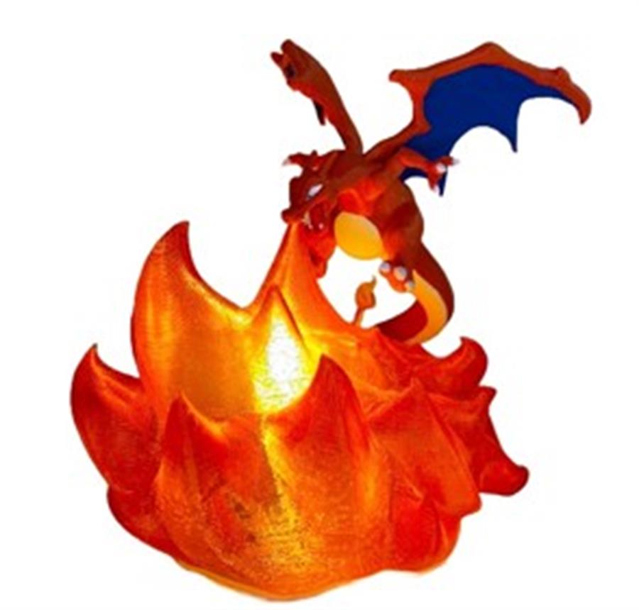 LAMPARA VELADOR CHARIZARD