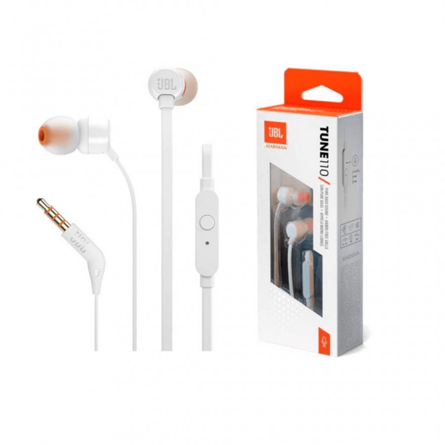 AURICULAR JBL T110 BLANCO