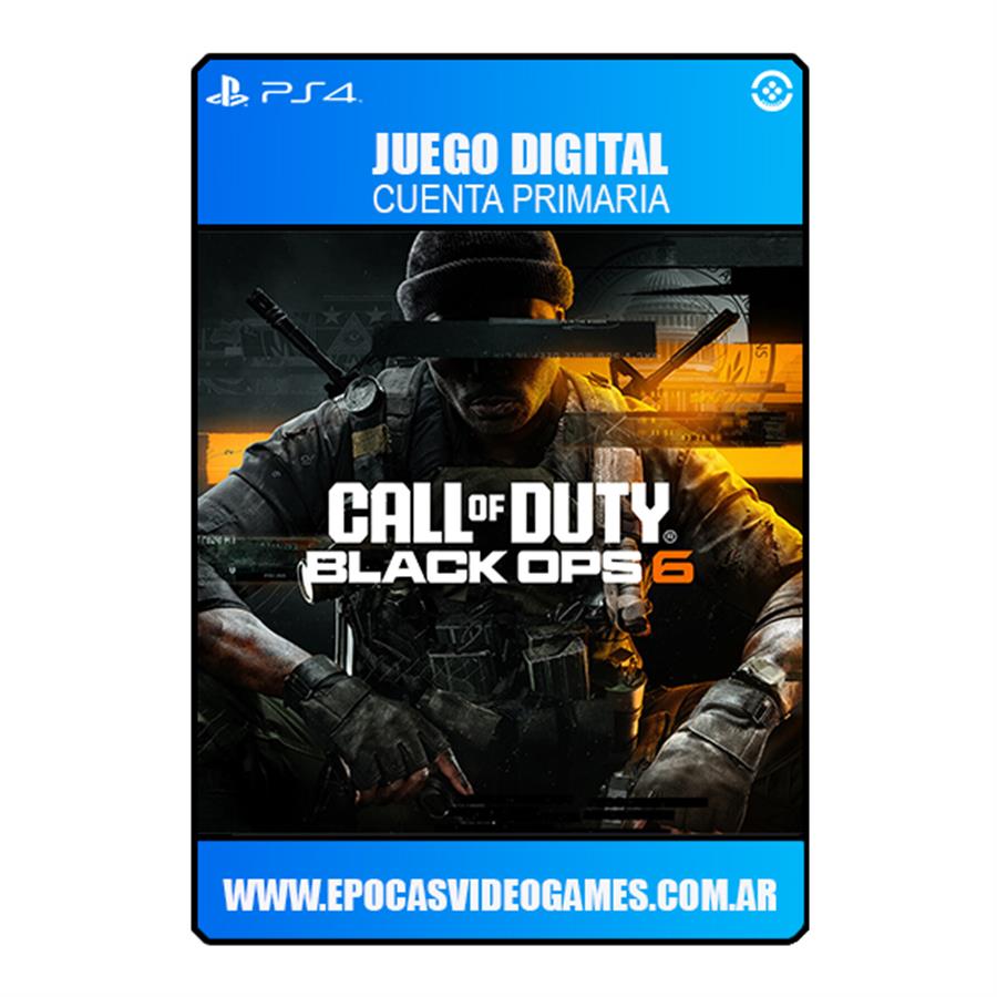 CALL OF DUTY: BLACK OPS 6 DIGITAL PS4